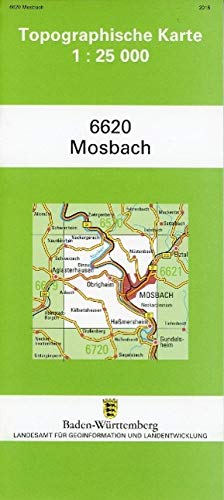 Beispielbild fr Mosbach 1 : 25 000 zum Verkauf von Reuseabook