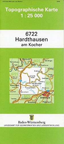 Beispielbild fr Hardthausen am Kocher 1 : 25 000 zum Verkauf von Reuseabook