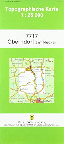 Beispielbild fr Topographische Karte Baden-Wrttemberg Oberndorf am Neckar: Mit UTM-Koordinaten bezogen auf d. WGS84/ETRS89 (Topographische Karte Baden-Wrttemberg, 7717) zum Verkauf von Buchpark