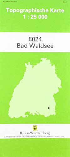 Beispielbild fr Topographische Karte Baden-Wrttemberg Bad Waldsee: Mit UTM-Koordinaten bezogen auf d. WGS84/ETRS89 (Topographische Karte Baden-Wrttemberg, 8024) zum Verkauf von Buchpark