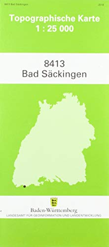Beispielbild fr Topographische Karte Baden-Wrttemberg Bad Sckingen: Mit UTM-Koordinaten bezogen auf d. WGS84/ETRS89 (Topographische Karte Baden-Wrttemberg, 8413) zum Verkauf von Buchpark