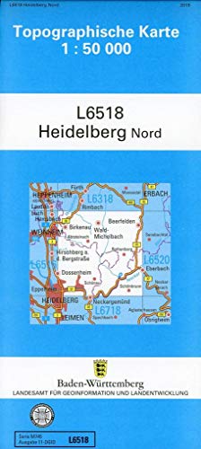 9783863982843: Heidelberg Nord 1 : 50 000: Zivilmilitrische Ausgabe