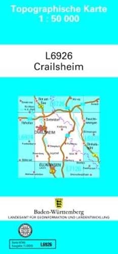 9783863982980: Crailsheim 1 : 50 000: Zivilmilitrische Ausgabe