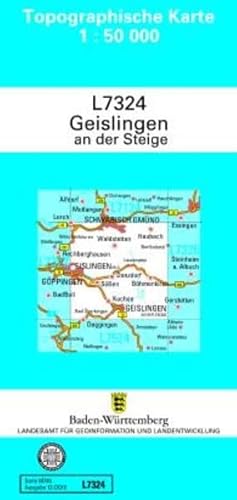 9783863983123: Geislingen 1 : 50 000: Zivilmilitrische Ausgabe: 7324/L