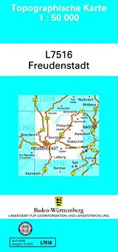 9783863983161: L7516 Freudenstadt: Zivilmilitrische Ausgabe TK50 (Topographische Karte 1:50 000 (TK50))
