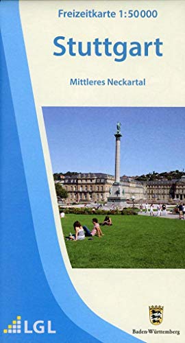 Beispielbild fr Stuttgart: Mittleres Neckartal Freizeitkarte 1:50 000 zum Verkauf von medimops