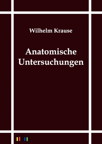 Imagen de archivo de Anatomische Untersuchungen a la venta por Chiron Media