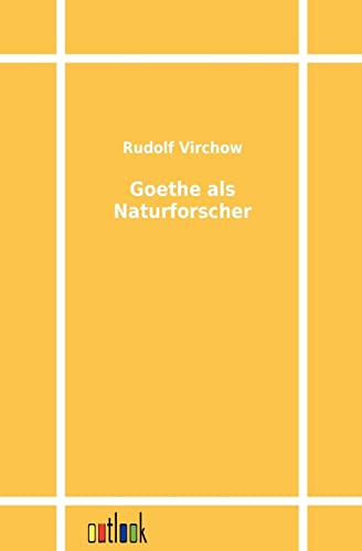 Stock image for Goethe ALS Naturforscher for sale by Chiron Media