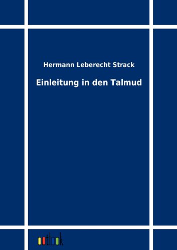Stock image for Einleitung in den Talmud for sale by Chiron Media