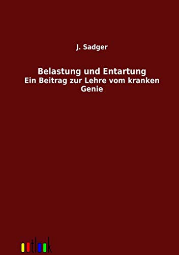 9783864034664: Belastung und Entartung