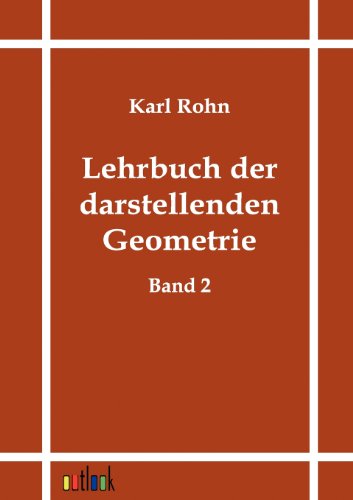 9783864035388: Lehrbuch der darstellenden Geometrie