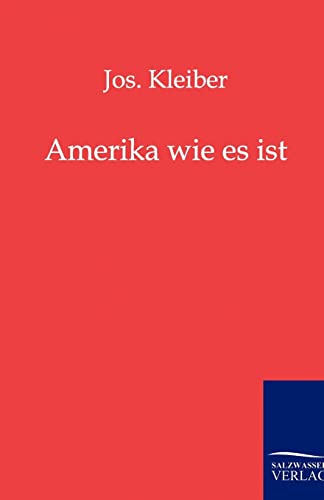 9783864440557: Amerika Wie Es Ist (German Edition)