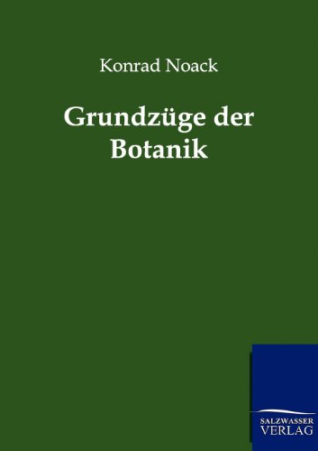 Stock image for Grundzuge der Botanik for sale by Chiron Media