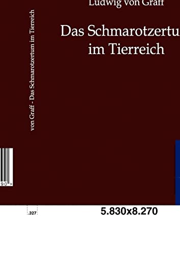 Stock image for Das Schmarotzertum im Tierreich for sale by Chiron Media
