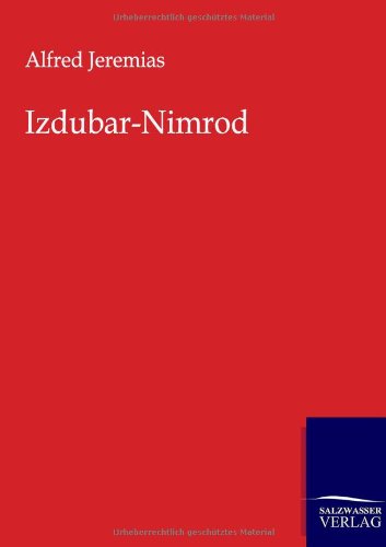 Stock image for Izdubar-Nimrod for sale by Chiron Media