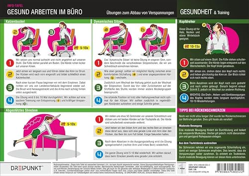 9783864480522: Gesund arbeiten im Bro: bungen zum Abbau von Verspannungen, die durch Broarbeit hervorgerufen werden.