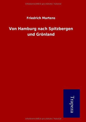 9783864543005: Von Hamburg nach Spitzbergen und Grnland