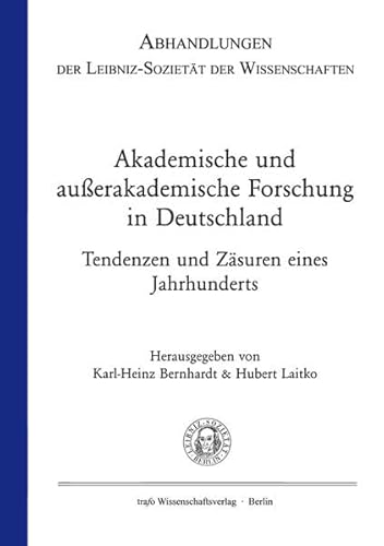 Akademische und außerakademische Forschung in Deutschland - Karl-Heinz Bernhardt