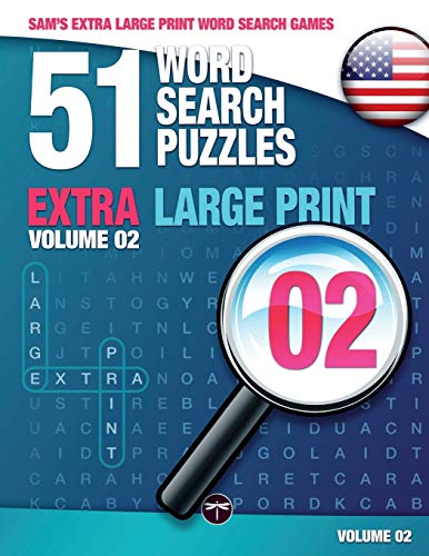 9783864690303: Sam's Extra Large-Print Word Search Games, 51 Word Search Puzzles, Volume 2: Brain-stimulating puzzle activities for many hours of entertainment: ... activities for many hours of entertainment