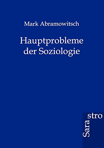 Stock image for Hauptprobleme der Soziologie for sale by Chiron Media