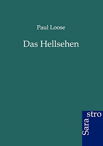 Stock image for Das Hellsehen for sale by Chiron Media