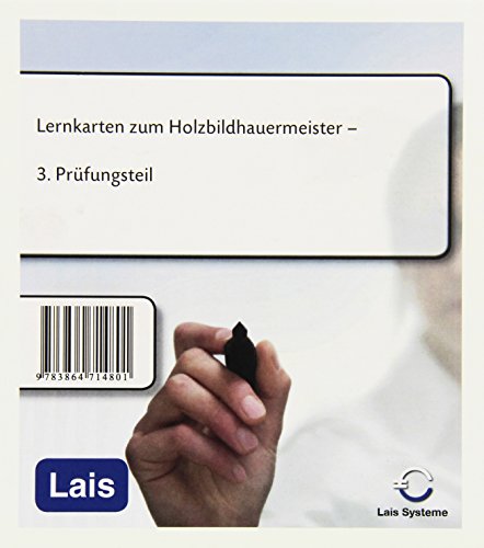 Stock image for Lernkarten zum Holdbildhauermeister 3. Prfungsteil for sale by Buchpark