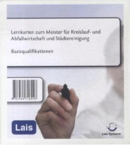 9783864716096: Lernkarten zum Meister fr Kreislauf- und Abfallwirtschaft und Stdtereinigung: Basisqualifikationen