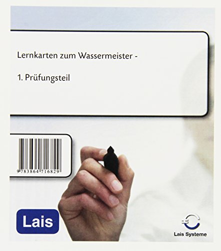 9783864716829: Lernkarten zum Wassermeister: 1. Teil