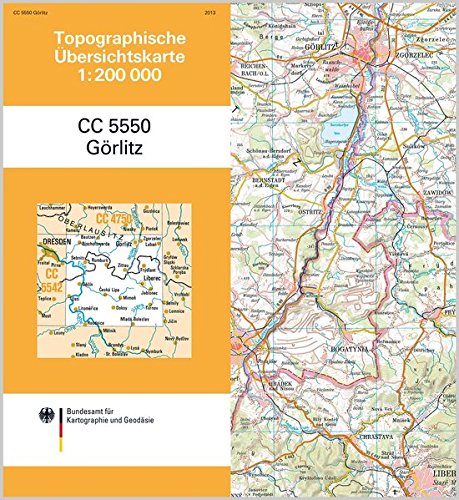 9783864820274: Grlitz: Topographische Karte 1 : 200 000 CC5550