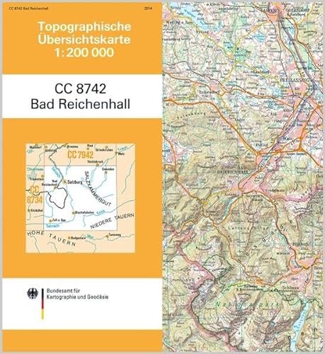 9783864820427: Bad Reichenhall: Topographische Karte 1 : 200 000 CC8742