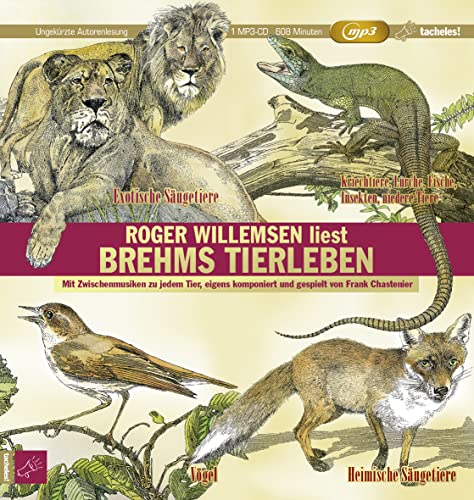 Stock image for Brehms Tierleben (MP3-Ausgabe): Exotische Sugetiere / Heimische Sugetiere / Kriechtiere, Lurche, Fische, Insekten, niedere Tiere / Vgel for sale by medimops