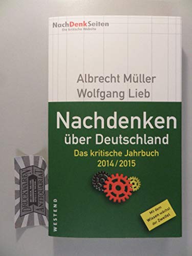 Beispielbild fr Nachdenken ber Deutschland: Das kritische Jahrbuch 2014 / 2015 zum Verkauf von medimops