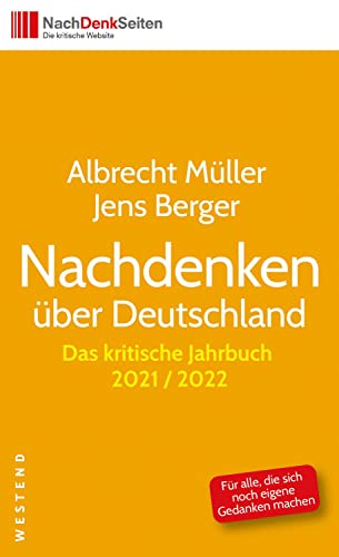 Beispielbild fr Nachdenken ber Deutschland: Das kritische Jahrbuch 2021/2022 zum Verkauf von medimops