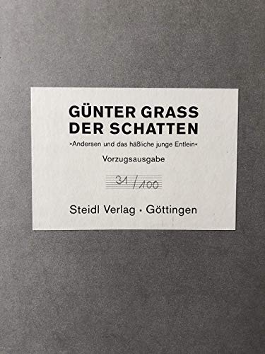 9783865210500: Der Schatten: Hans Christian Andersens Mrchen - gesehen von Gnter Grass