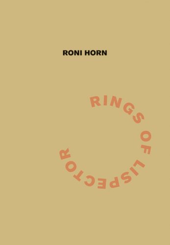 9783865211491: Roni Horn: Rings of Lispector (Agua Viva)