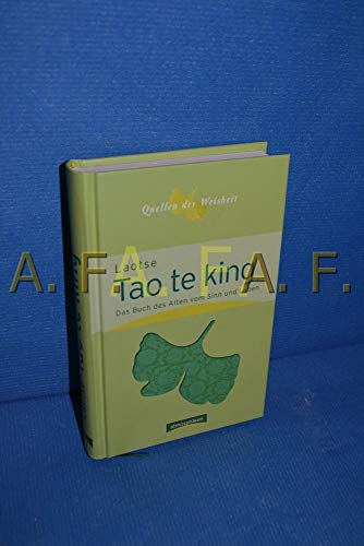 Stock image for Tao te king. Das Buch vom Sinn und Leben. for sale by WorldofBooks
