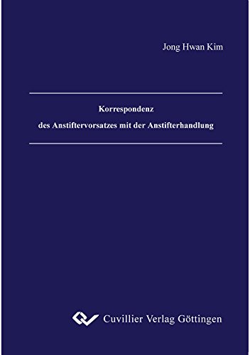 9783865379887: Korrespondenz des Anstiftervorsatzes mit der Anstifterhandlung