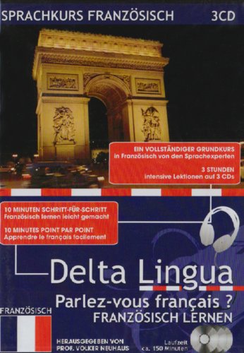 Beispielbild fr Delta Lingua Sprachkurs Franzsisch, 3 Audio-CDs zum Verkauf von medimops