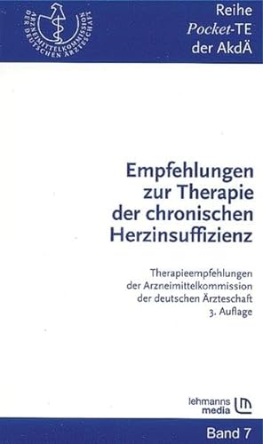 Stock image for Empfehlungen zur Therapie der chronischen Herzinsuffizienz for sale by medimops
