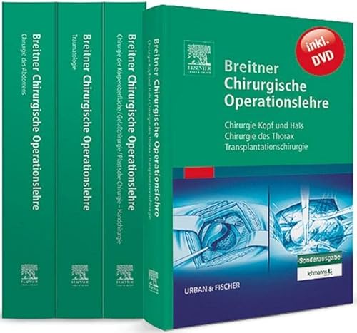 9783865415783: Breitner Chirurgische Operationslehre: Der Klassiker kompakt - zusammengefasst in vier Bnden - inklusive einer DVD