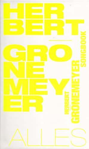 Herbert Grönemeyer Songbook - Alles - Herbert Grönemeyer
