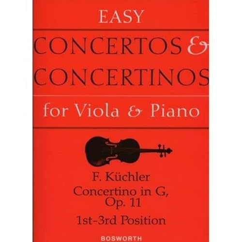 9783865435507: Ferdinand Kuchler: Concertino in G Op.11 (Viola/Piano)