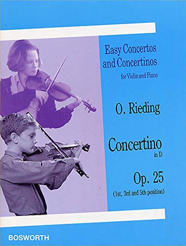 9783865435729: OSKAR RIEDING: CONCERTINO FOR VIOLIN AND PIANO IN D OP.25