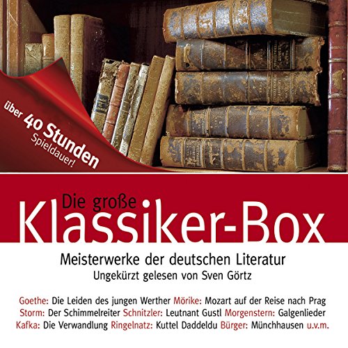 Beispielbild fr Die Groe Klassiker-Box.40 St.auf 10 Mp3-Cds: Meisterwerke der deutschen Literatur zum Verkauf von medimops