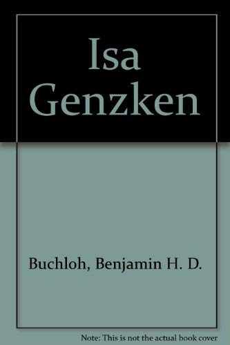 Isa Genzken (9783865601346) by Benjamin H.D. Buchloh