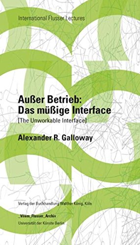 Beispielbild fr Flusser Lectures: Auer Betrieb - Das mige Interface (German) zum Verkauf von Antiquariat UEBUE