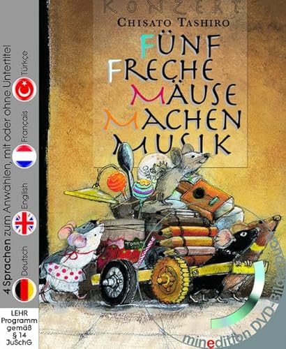 Beispielbild fr Fnf freche Muse machen Musik (Buch mit DVD) zum Verkauf von medimops