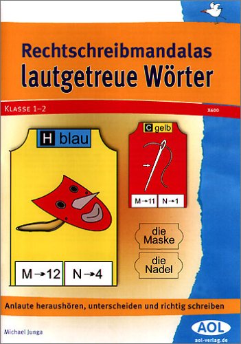 9783865676009: Rechtschreibmandalas - lautgetreue Wrter. Kl. 1-2