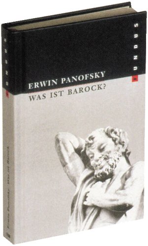 Was ist Barock? (9783865724106) by Erwin Panofsky