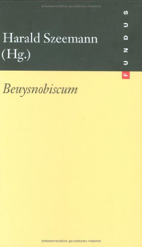 9783865724632: Beuysnobiscum. Eine kleine Enzyklopdie FUNDUS Bd. 147